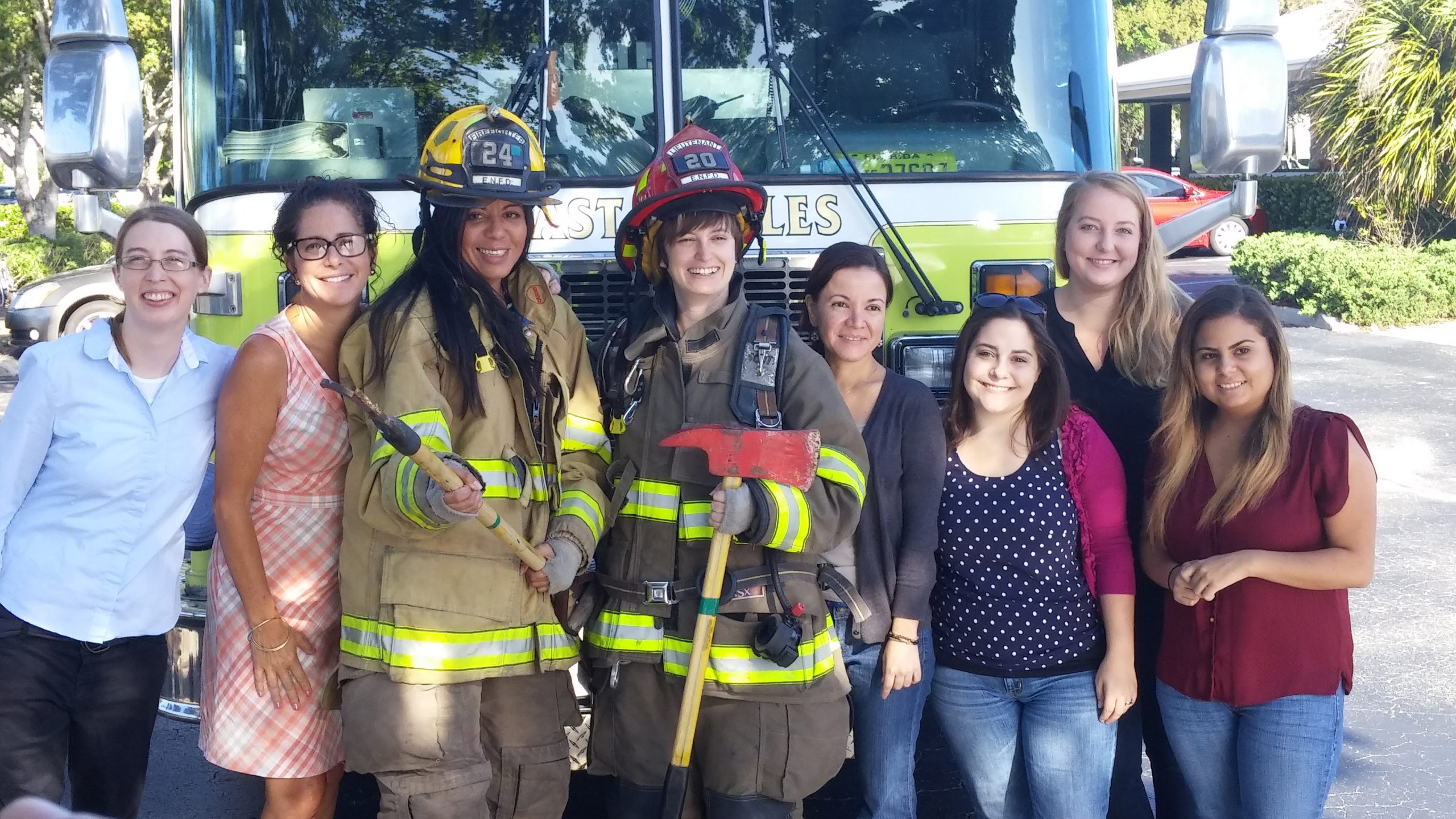 East Naples Fire Fighters visit RGB