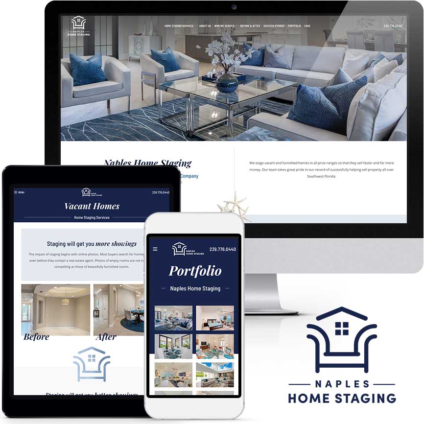 2020 WordPress Website Design Portfolio: Naples Home Staging | RGB Internet Systems, a Florida Website Design Company