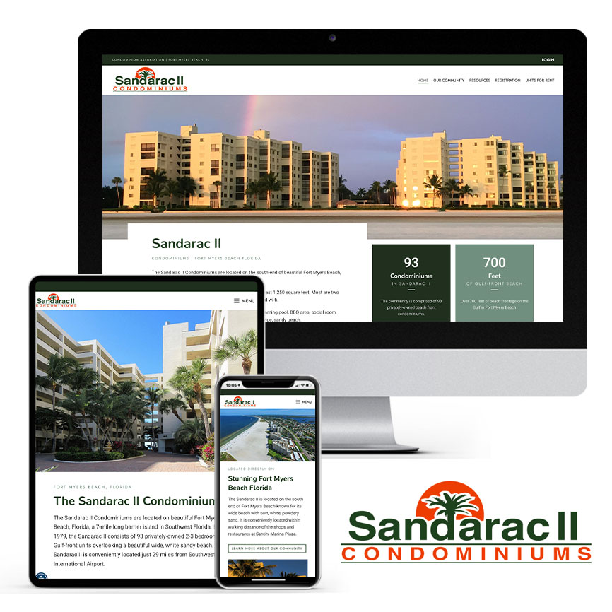 The Sandarac II Association, Inc. Website | RGB Internet Systems, a Florida Website Design Company